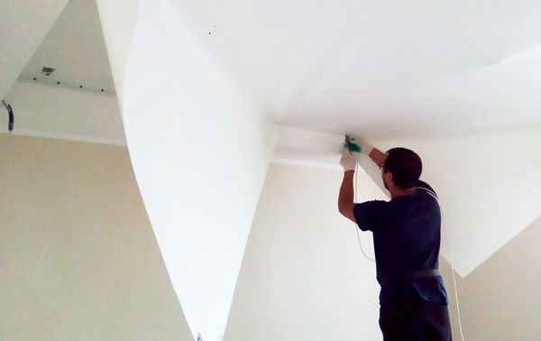 Подготовка к монтажу тканевого натяжного потолка