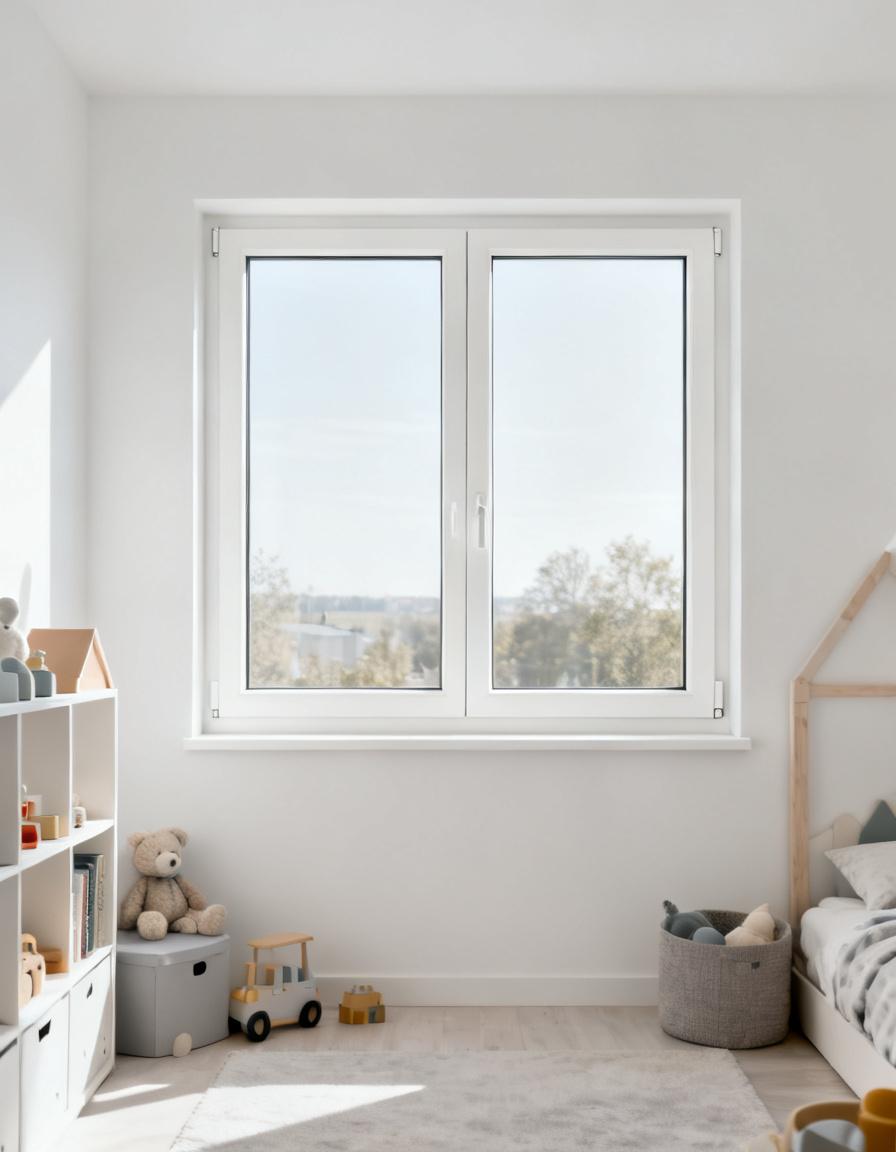 Готовые окна 14 Двустворчатое окно REHAU Grazio — детская